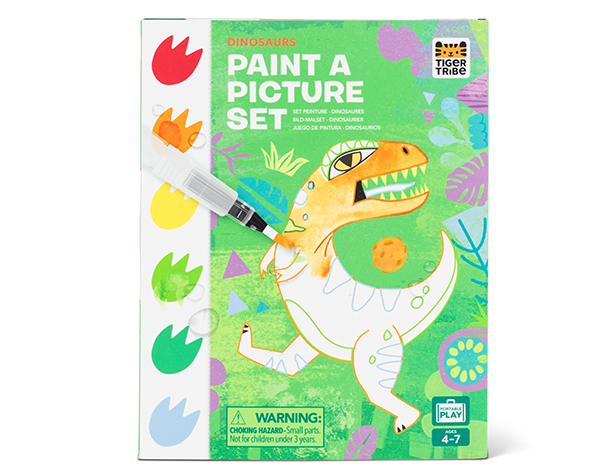 Paint a Picture Set Dinosaurs de Tigertribe Manualidades