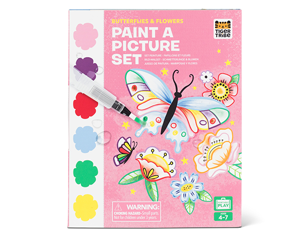 Paint a Picture Set Butterflies & Flowers de Tigertribe Manualidades