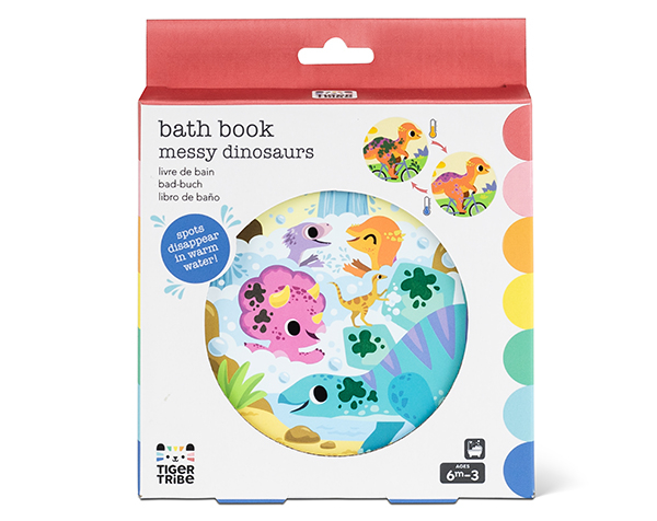 Bath Book Messy Dinosaurs de Tigertribe Juegos de Baño
