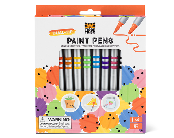 Dual Tip Paint Pens (Set de 12) de Tigertribe Papeleria