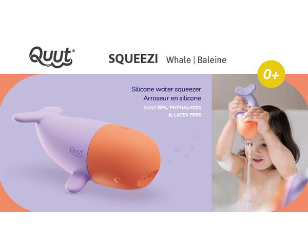 Squeezi Whale de Quut Beach Toys
