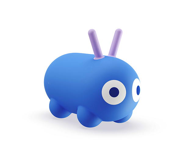 Skippi Cosmic Blue de Quut Skippy and Playmat