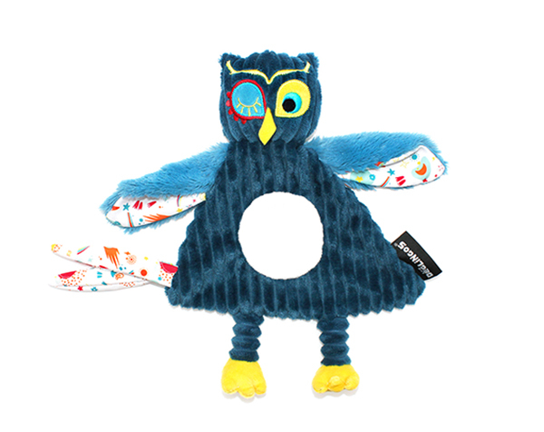 Astros The Owl Doudou de Les Déglingos