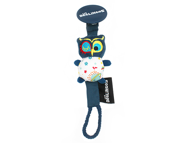 Astros The Owl Pacifier Clip  de Les Déglingos