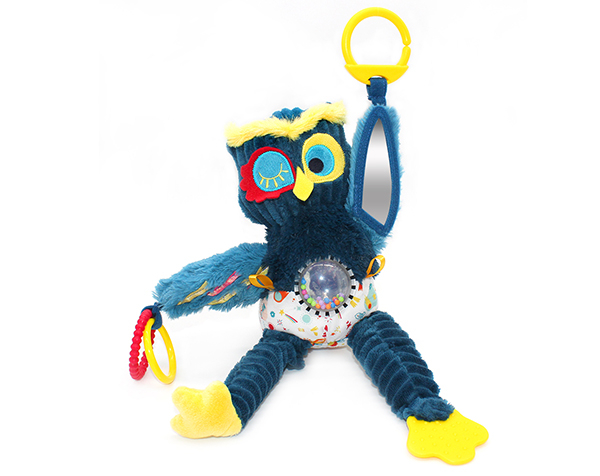 Astros The Owl On The Go Activity Plush  de Les Déglingos