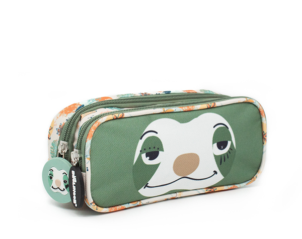 Chillos The Sloth Pencil Case 2 Zip de Les Déglingos