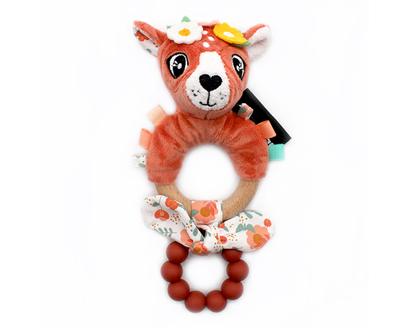 Melimelos The Deer Sillicone Teething Ring de Les Déglingos