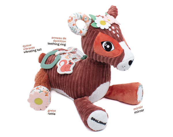 Melimelos The Deer Activity Plush  de Les Déglingos