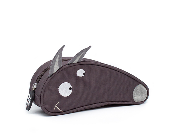 Loup X Animal Face Pencil Case  1 Zip de Les Déglingos