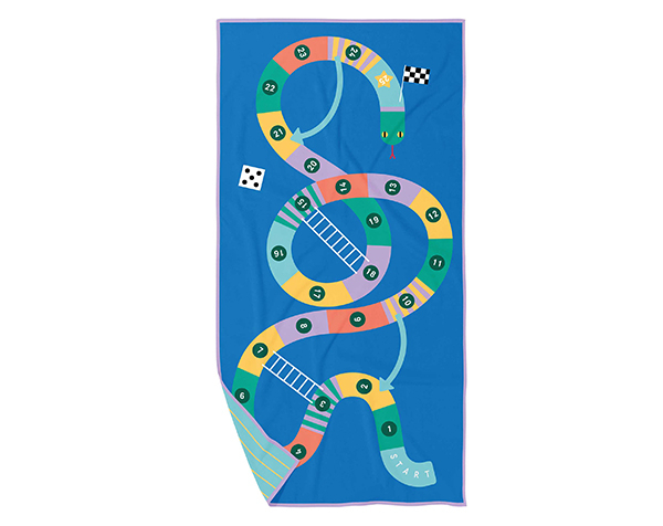 PlayTowel M Microfibre Snakes & Ladders 140 x 70 cm. de Quut Play Towels