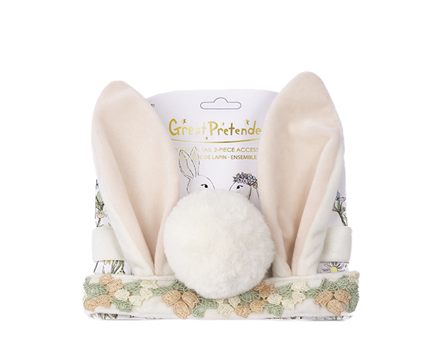 Hippity Hop Bunny Ears and Tail Accessory 2 Pc Set de GP Complementos Disfraces