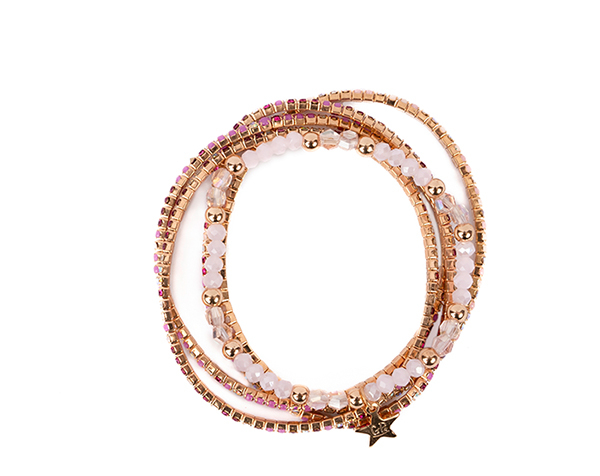 Boutique Glam Girl Bracelet Set - 4 Pc Set de GP Boutique Jowelry