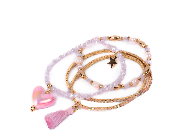 Boutique Luminescent Love Bracelet Set - 4 Pc Set de GP Boutique Jowelry