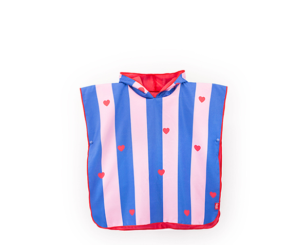 Poncho Microfibre Cherry 60 x 60 cm de Quut Play Towels