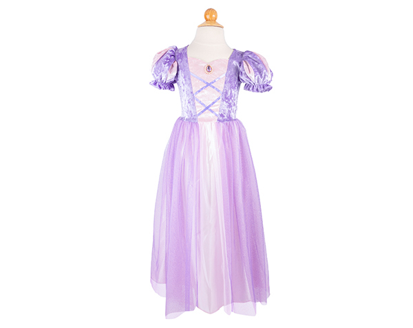 Velvety Soft Once Upon a Tower Princess, size 7-8  de GP Disfraces