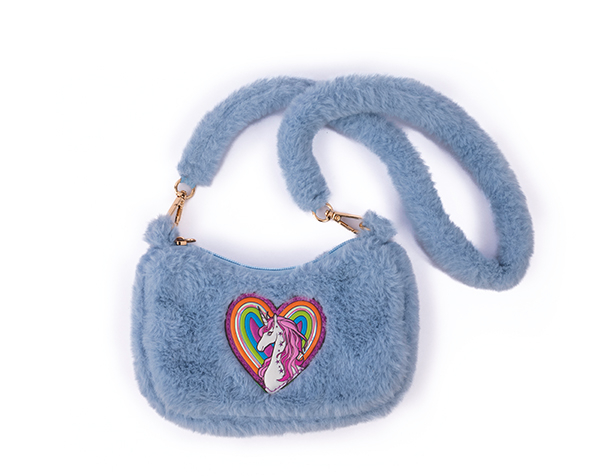 Rainbow Cuddle Crossbody Purse - Periwinkle de GP Bolsos
