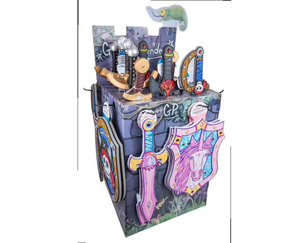 EVA Sword and Shield Display - EMPTY -   sword/shileds de GP Escudos y Espadas