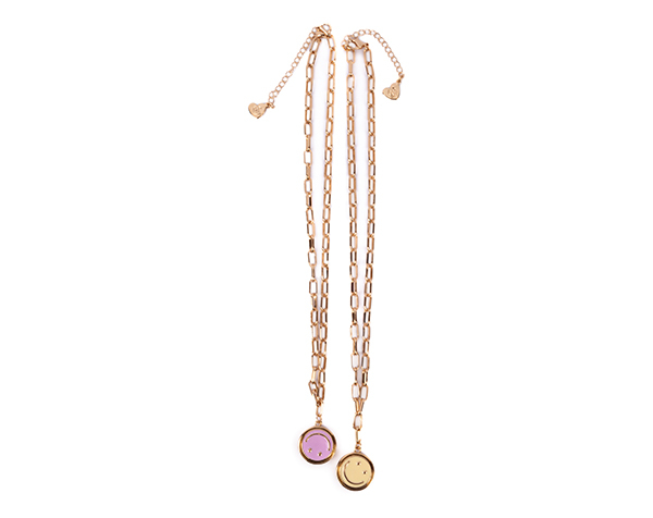 Boutique Chic All Smiles Spinner Necklace, 2 styles Assorted de GP Boutique Jowelry
