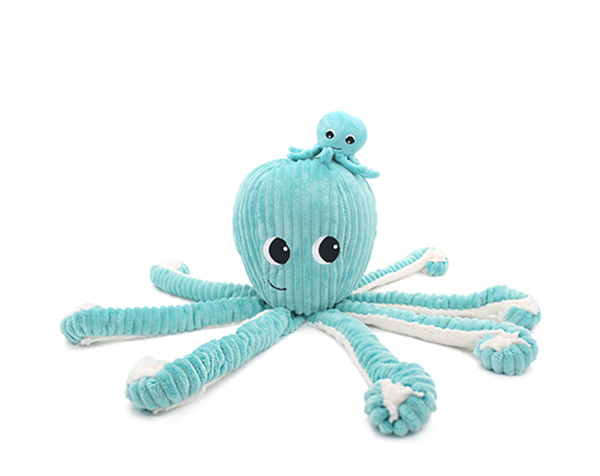 Filou The Octopuss Mum & Baby Aqua Blue de Les Pitipotos