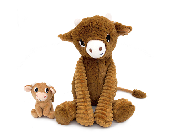 Hindou Cow Mom & Baby Brown Sugar de Les Pitipotos