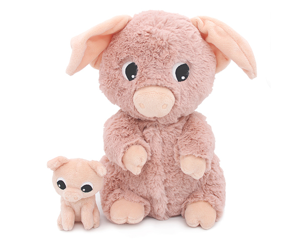 Barbekiou Pig Mom & Baby Pink de Les Pitipotos