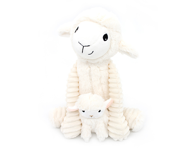Olou Sheep Mom & Baby White de Les Pitipotos