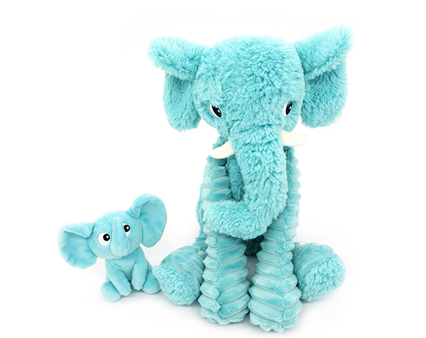 Dimoitou The Elephant Mum & Baby Aqua Blue de Les Pitipotos