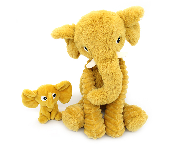 Dimoitou The Elephant Mum & Baby Mustard de Les Pitipotos