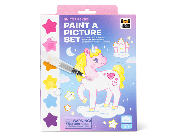 Paint A Picture Set Unicorn Skies de Tigertribe Manualidades