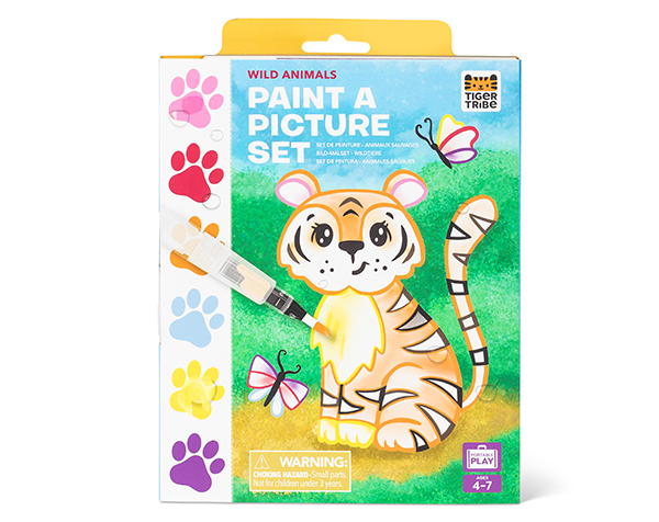 Paint A Picture Set Wild Animals de Tigertribe Manualidades