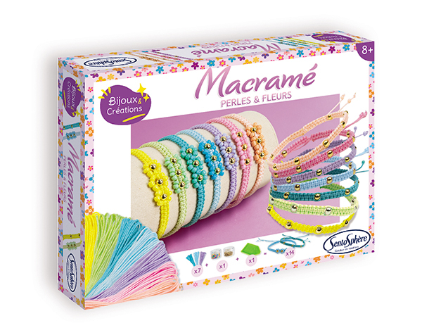 Perles et Fleurs Macrame de Sentosphere Kits Creativos