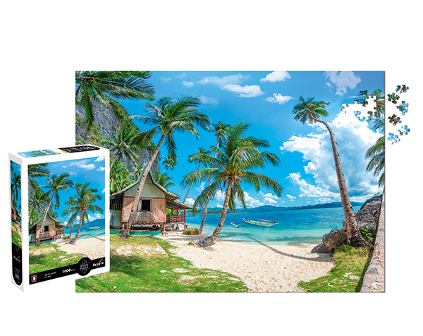 Puzzle 1000 pc PAYSAGE Plage Tropicale Palawan Philippines de Calypto