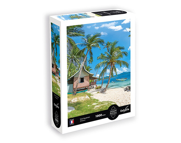 Puzzle 1000 pc PAYSAGE Plage Tropicale Palawan Philippines de Calypto