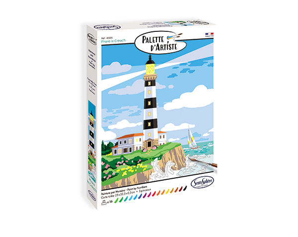 Palette d'Artiste Phare Le Creach  de Sentosphere Express