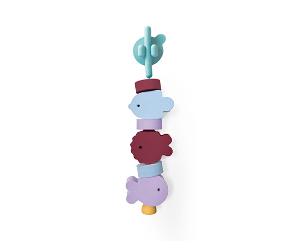 Beedi Fish (red & blue) de Quut Bath Toys