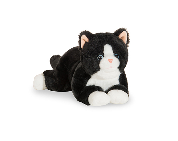 Floppy cat black 30 cm de Teddy Hermann 