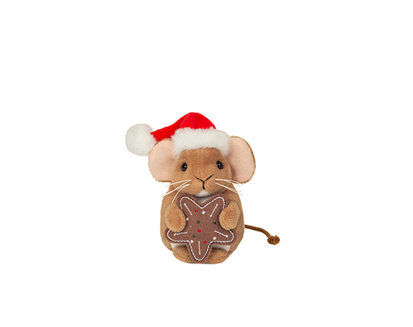Christmas mouse with cookie 11 cm de Teddy Hermann Halloween Christmas