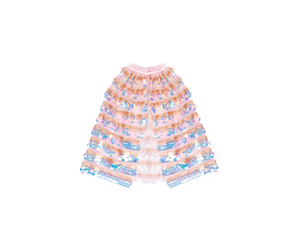 The 5th Avenue Pailette Cape Gold/Light Pink Size 4-6 de GP Novedades JULIO-SEPTIEMBRE