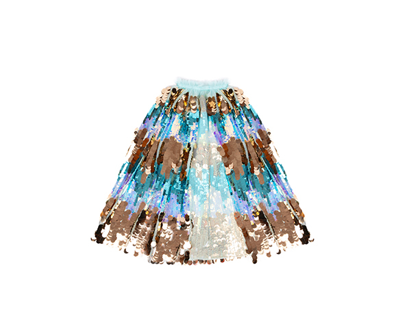 The 5th Avenue Pailette Cape Mermalicious, Size 4-6 de GP Novedades JULIO-SEPTIEMBRE
