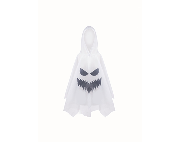 Spooky Ghost Poncho Size 3-4 de GP Novedades JULIO-SEPTIEMBRE