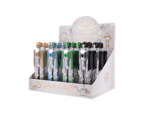 Tremendous Transforming Robot Pens, 24pcs de GP Novedades JULIO-SEPTIEMBRE