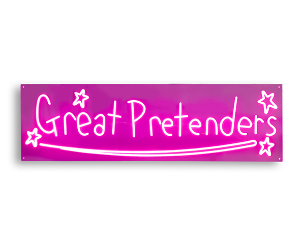 Great Pretenders Pink Neon Sign de GP Novedades JULIO-SEPTIEMBRE