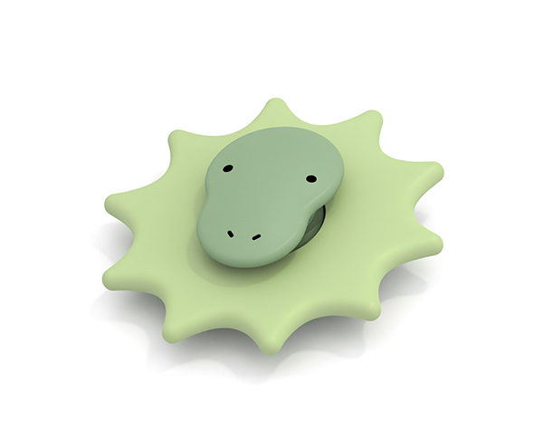 Spinner Dino Green de Little L Silicone Toys