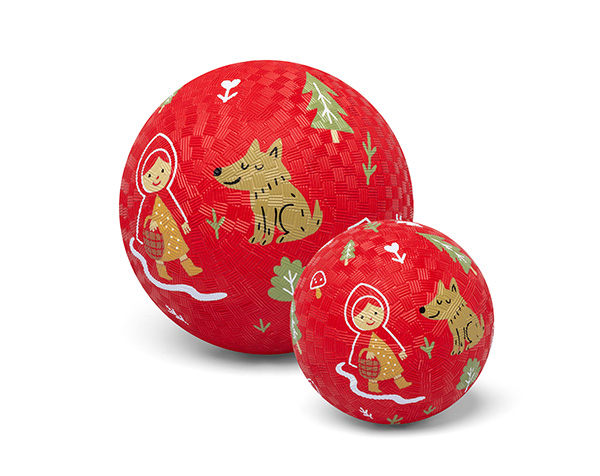 Rubber Ball Little Red Hood 18 cm de Little L Balls