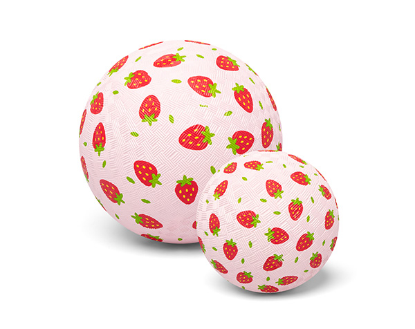 Rubber Ball Strawberries 18 cm de Little L Balls
