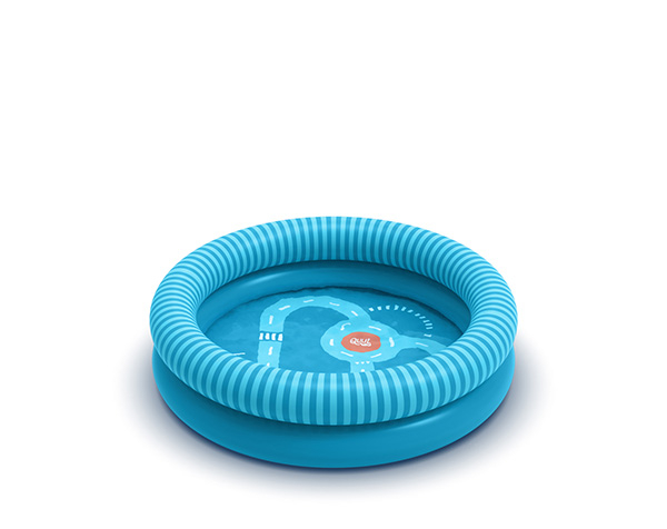 Dippy Ocean Road 80 cm de Quut Beach Toys
