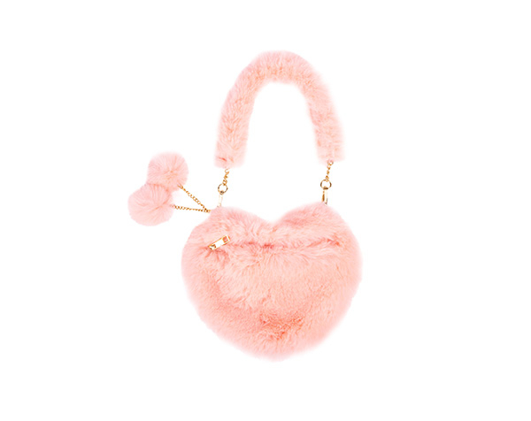Peach Passion Furry Purse de GP Bolsos
