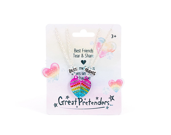 Glamour Gals Tear and Share Necklace Set (2 pcs) de GP Classic Jowelry