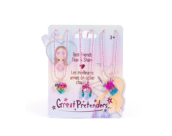 Taylor's Bestie Squad Tear and Share Necklace Set (3 pcs) de GP Classic Jowelry