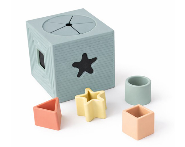 Shape Sorter Full Color de Little L Silicone Toys